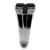 WildKlass Stainless Steel Ring High Polished Men Semi-Precious Jet-WildKlass Jewelry