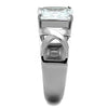 WildKlass Stainless Steel Celtic Ring High Polished (no Plating) Women AAA Grade CZ Clear-WildKlass Jewelry