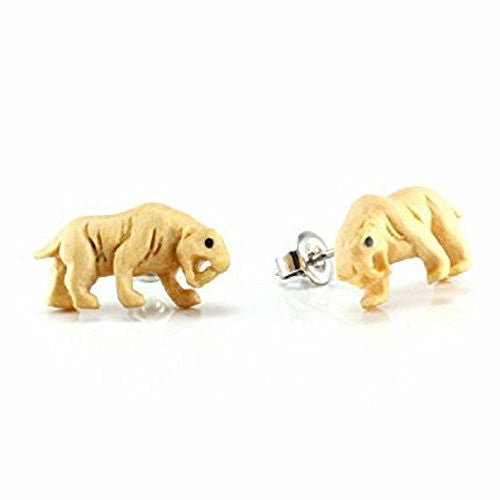 WildKlass Saber Tooth Makerpin Earring Studs-WildKlass Jewelry