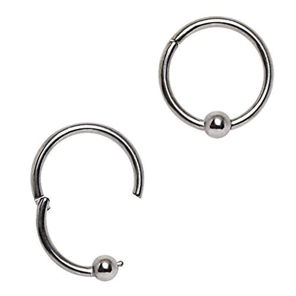 316L Stainless Steel WildKlass Captive Bead Clicker Ring-WildKlass Jewelry