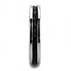 WildKlass Stainless Steel Ring Two-Tone IP Black Women-WildKlass Jewelry