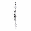 Multi Cross + Hematite Bead Dangle WildKlass Navel Ring CZ (Sold by Piece)-WildKlass Jewelry