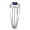 WildKlass Stainless Steel Ring High Polished Men Synthetic Montana-WildKlass Jewelry