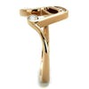 WildKlass Stainless Steel Ring IP Rose Gold Women Top Grade Crystal Clear-WildKlass Jewelry