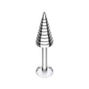 Extruder Spike Top WildKlass Steel Labret-WildKlass Jewelry
