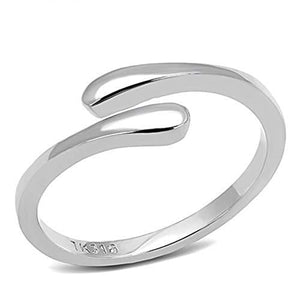 WildKlass Stainless Steel Ring High Polished Women-WildKlass Jewelry