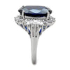 WildKlass WildKlass Stainless Steel Ring High Polished (no Plating) Women Synthetic London Blue-WildKlass Jewelry