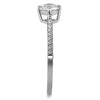 WildKlass Stainless Steel Ring High Polished Women AAA Grade CZ Clear-WildKlass Jewelry