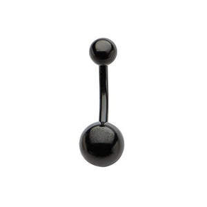 PVD Coated WildKlass Navel Barbell (14g 7/16")-WildKlass Jewelry