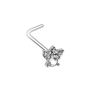 WILDKLASS Royal Majestic L-Shape Nose Ring-WildKlass Jewelry