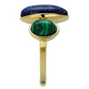 WildKlass Stainless Steel Ring IP Gold Women Precious Stone Montana-WildKlass Jewelry