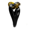 WildKlass Stainless Steel Ring IP Women Synthetic Topaz-WildKlass Jewelry