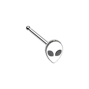 Alien Head WildKlass Nose Stud Ring-WildKlass Jewelry