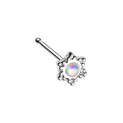 Revo Illumilating Snowflake WildKlass Nose Stud Ring-WildKlass Jewelry