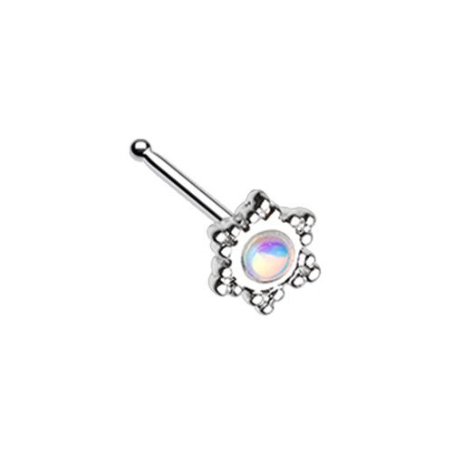 Revo Illumilating Snowflake WildKlass Nose Stud Ring-WildKlass Jewelry