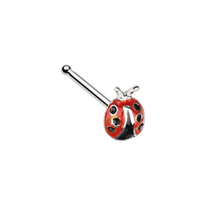 Dainty Ladybug WildKlass Nose Stud Ring-WildKlass Jewelry