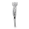 WildKlass Stainless Steel Ring High Polished Women AAA Grade CZ Clear-WildKlass Jewelry