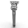 WildKlass Stainless Steel Novelty Ring High Polished (no Plating) Women Top Grade Crystal Clear-WildKlass Jewelry