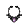 Colorline Opal Grandiose WildKlass Fake Septum Clip-On Ring-WildKlass Jewelry