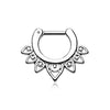 Acerose Filigree WildKlass Septum Clicker-WildKlass Jewelry