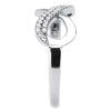 WildKlass Stainless Steel Ring High Polished Women AAA Grade CZ Clear-WildKlass Jewelry
