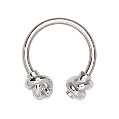 316L Stainless Steel Tied Knot WildKlass Horseshoe-WildKlass Jewelry