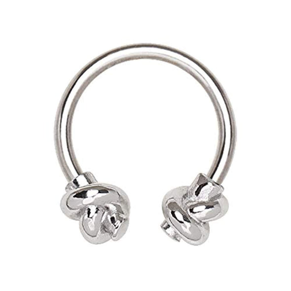 316L Stainless Steel Tied Knot WildKlass Horseshoe-WildKlass Jewelry