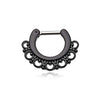 Colorline Majestic Filigree WildKlass Septum Clicker-WildKlass Jewelry