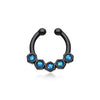 Colorline Opal Hexa Gemina WildKlass Fake Septum Clip-On Ring-WildKlass Jewelry