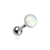 Opal Sparkle Cartilage Tragus Earring 316L Surgical Steel-WildKlass Jewelry
