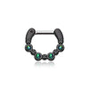 Colorline Aurea Sparkle WildKlass Septum Clicker-WildKlass Jewelry
