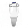 WildKlass Stainless Steel Ring High Polished Men Synthetic Montana-WildKlass Jewelry