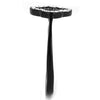 WildKlass Stainless Steel Ring Two-Tone IP Black Women Top Grade Crystal Jet-WildKlass Jewelry