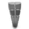 WildKlass Stainless Steel Ring IP Light Black (IP Gun) Men-WildKlass Jewelry