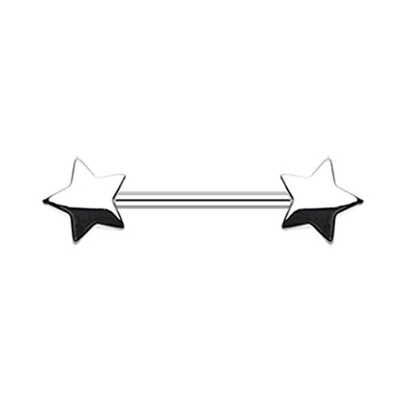 Classic Star WildKlass Nipple Barbell Ring-WildKlass Jewelry
