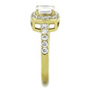 WildKlass WildKlass Stainless Steel Ring IP Gold Women AAA Grade CZ Clear-WildKlass Jewelry