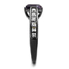 WildKlass Stainless Steel Ring IP Light Black (IP Gun) Women Precious Stone Amethyst-WildKlass Jewelry
