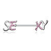 Sexy Bling WildKlass Nipple Barbell Ring-WildKlass Jewelry