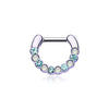 Colorline Opal Paradigm WildKlass Septum Clicker-WildKlass Jewelry