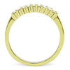 WildKlass Stainless Steel Eternity Ring IP Gold Women Top Grade Crystal Clear-WildKlass Jewelry