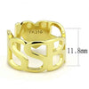 WildKlass Stainless Steel Ring IP Gold Women-WildKlass Jewelry
