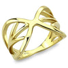 WildKlass Stainless Steel Ring IP Gold Women-WildKlass Jewelry