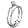 WildKlass Stainless Steel Ring High Polished Women AAA Grade CZ Clear-WildKlass Jewelry
