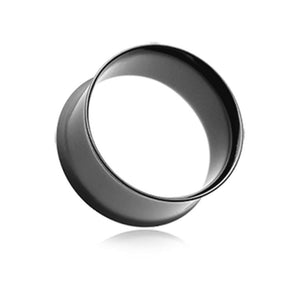 Blackline Steel Skinny Double Flared Tunnel WildKlass Plug-WildKlass Jewelry