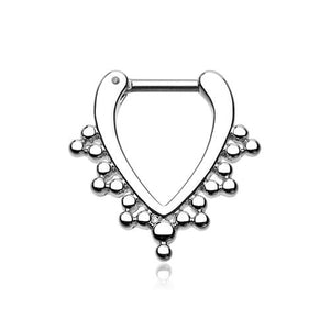 Regent Drape Filigree Septum Clicker-WildKlass Jewelry