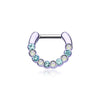Colorline Opal Paradigm WildKlass Septum Clicker-WildKlass Jewelry