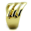 WildKlass Stainless Steel Ring IP Gold Women-WildKlass Jewelry