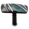WildKlass Stainless Steel Ring IP Black Women Top Grade Crystal Blue Zircon-WildKlass Jewelry
