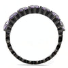 WildKlass Stainless Steel Ring IP Women AAA Grade CZ Amethyst-WildKlass Jewelry