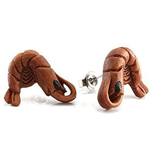 WildKlass Shrimp Makerpin Earring Studs-WildKlass Jewelry